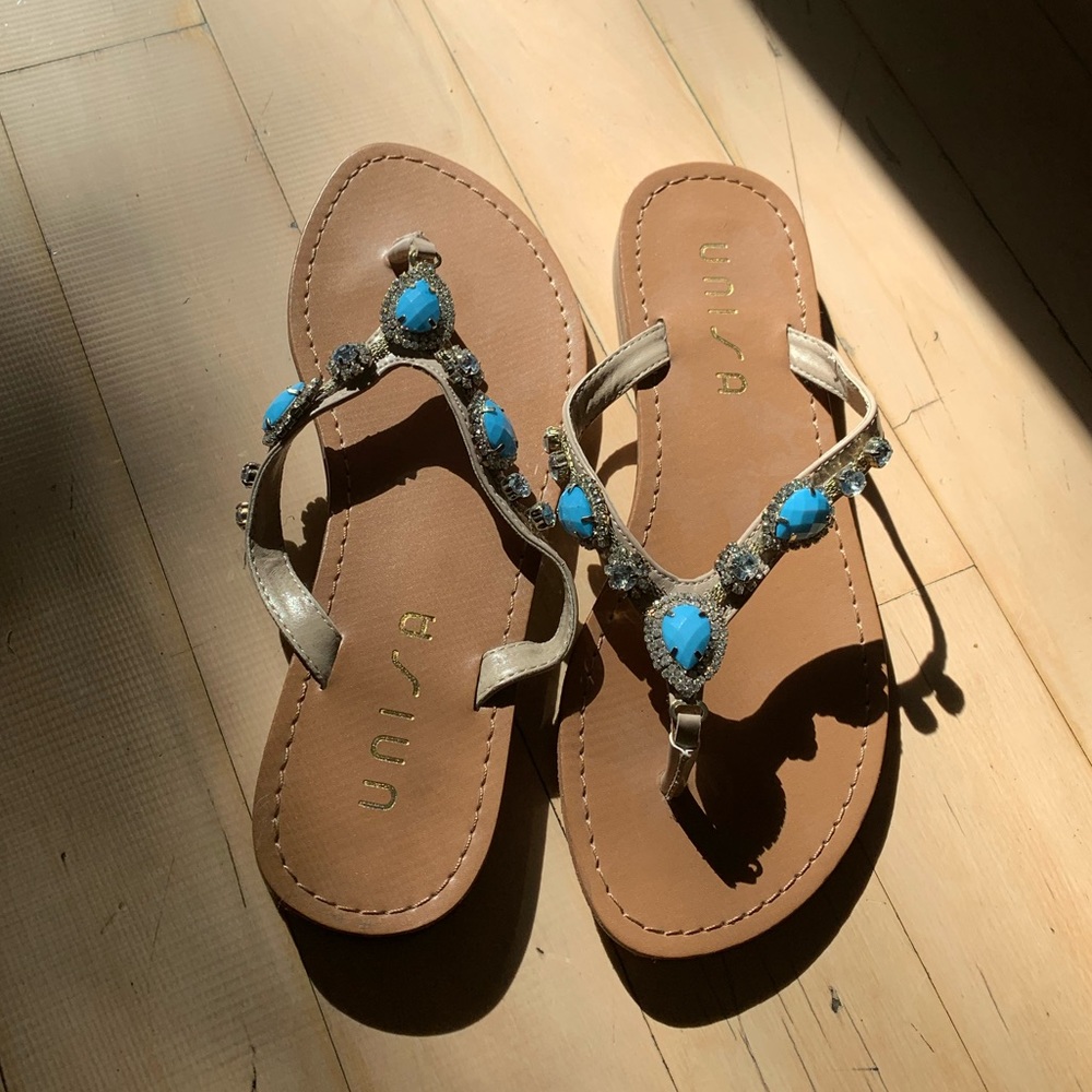 Unisa Rhinestone Sandals